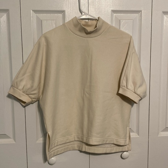 Cream Sweatshirt Top Banana Republic - Picture 1 of 6
